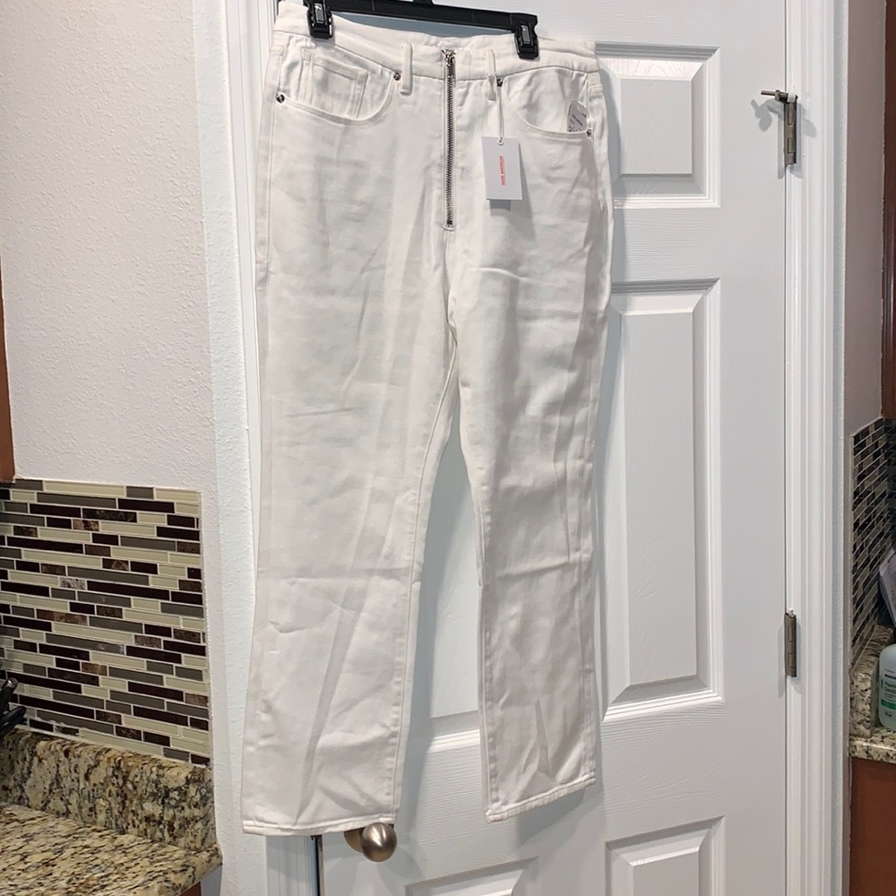 Good American Vintage Exposed Zip High Jeans 12/14